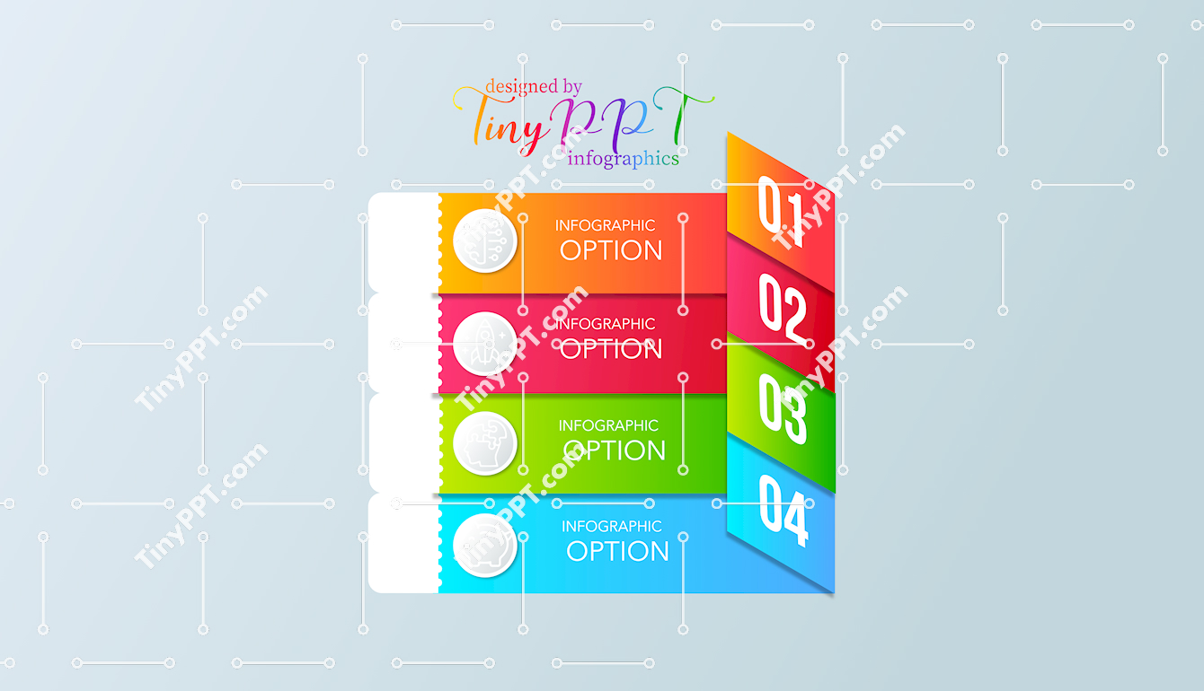 Layered Steps Workflow PPT