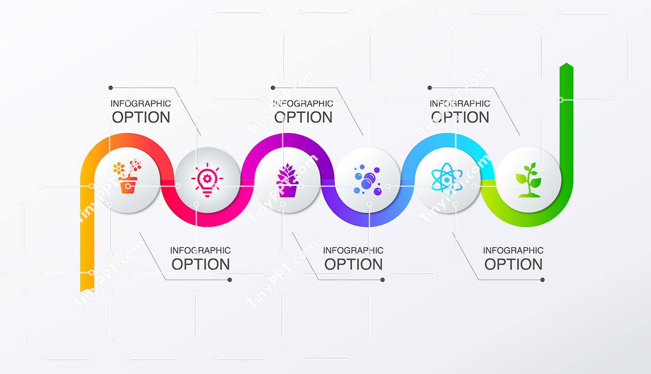 Process Ribbon Flow PPT
