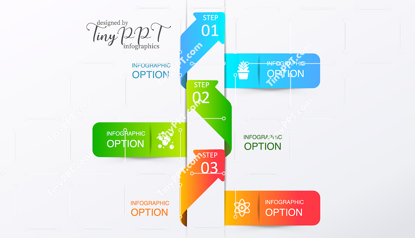 Vertical Process Diagram PPT