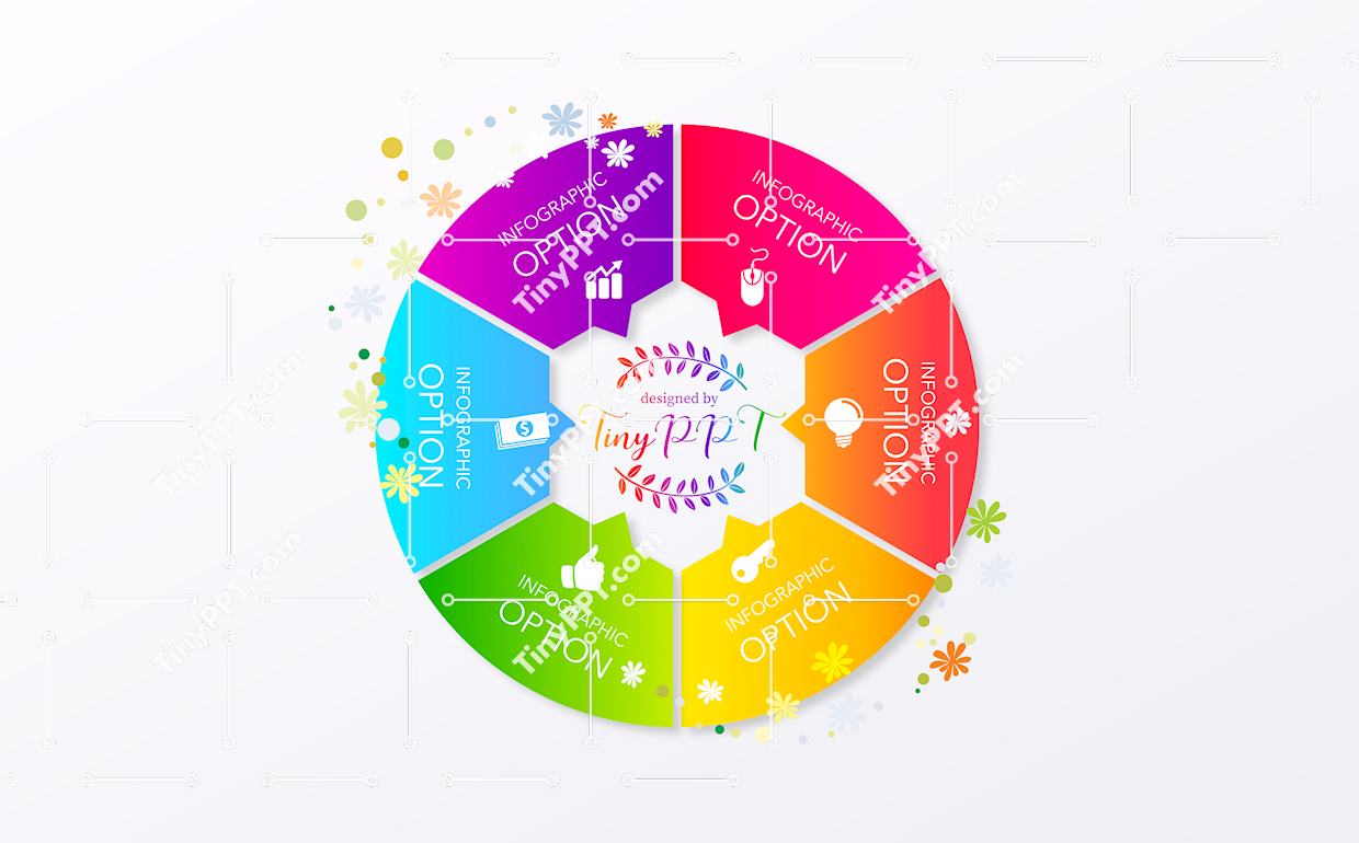 Circular Options Infographic Template