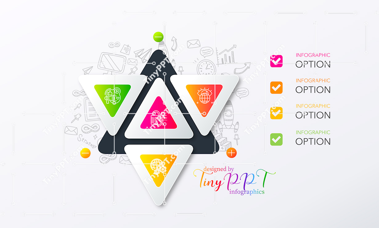 Triangle Diagram PPT Slide