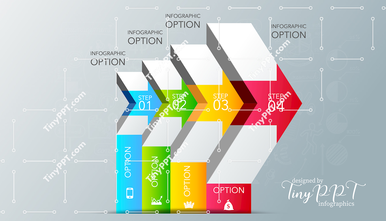 Directional Arrow Process PPT