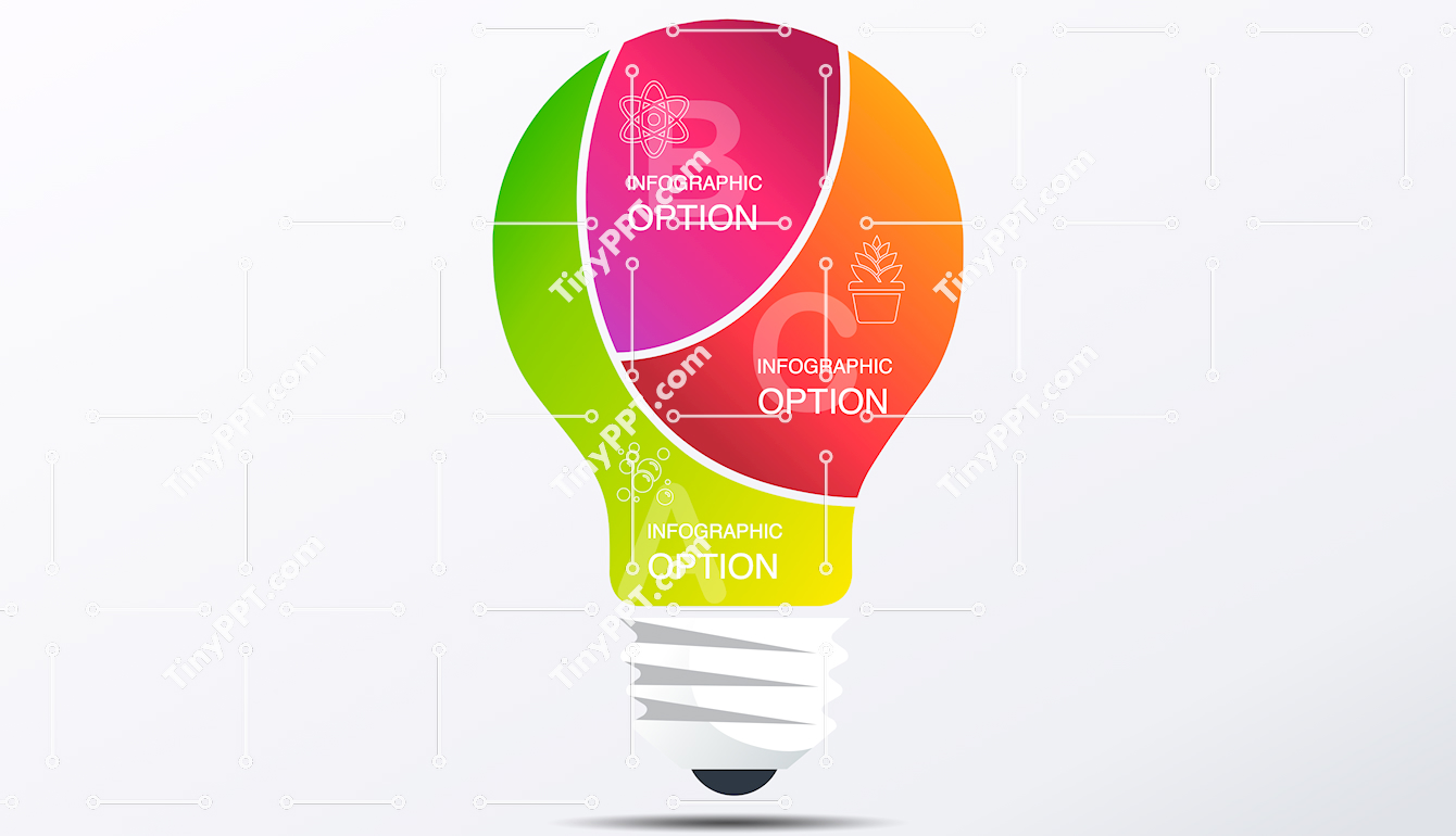 Infographic Idea Bulb PPT