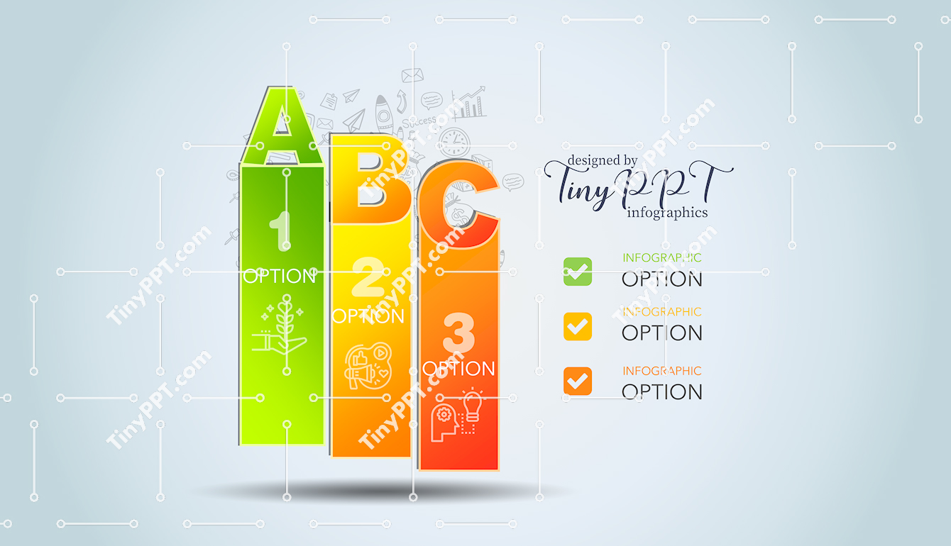 List Alphabet Comparison Infographic PPT