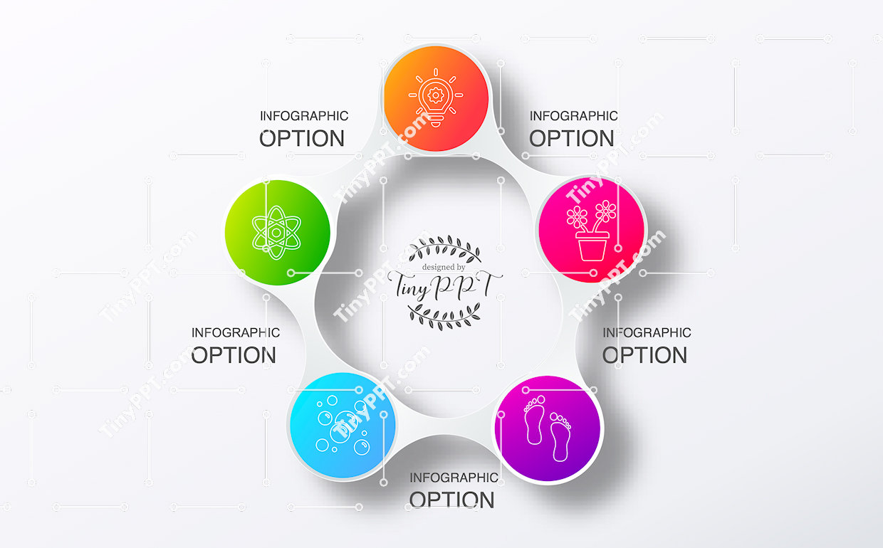 Icon Ring Diagram Template