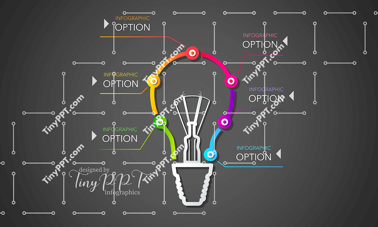 Idea Lightbulb Infographic Slide