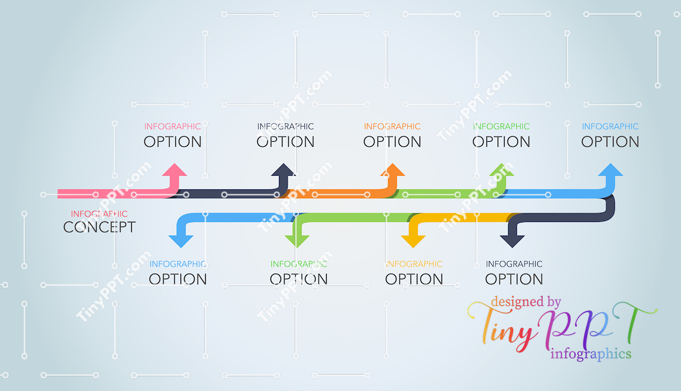 Linear Options Process PPT Template