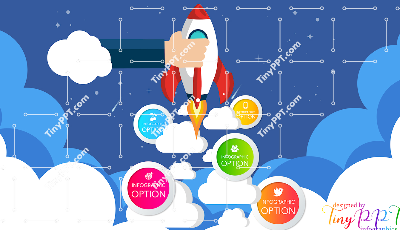 Launch Path Process Infographic PPT