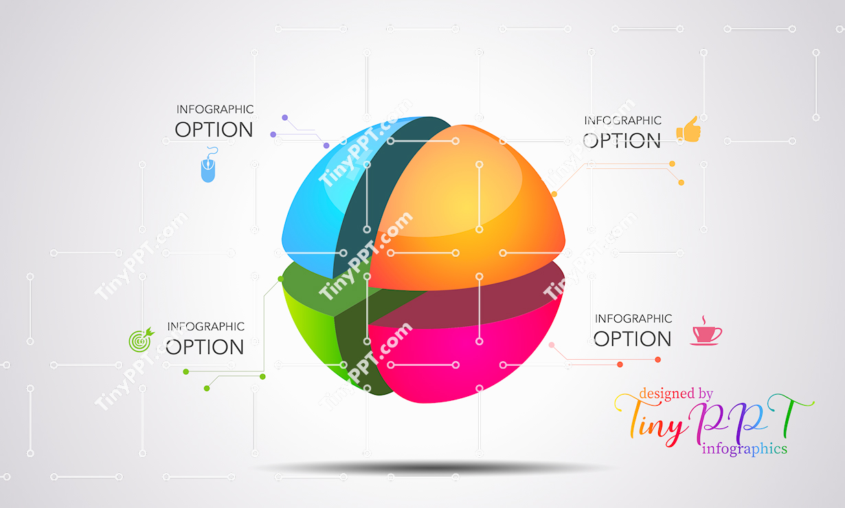 Segmented Relationship Infographic PPT