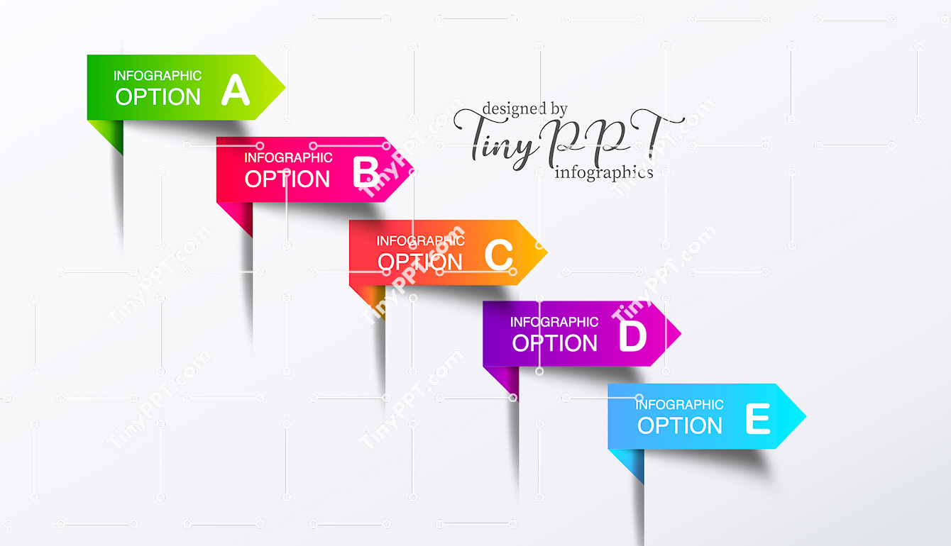 Stair Step Process Infographic PPT