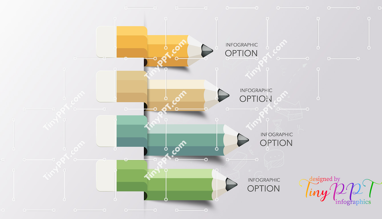 List Colored Pencil Comparison PPT