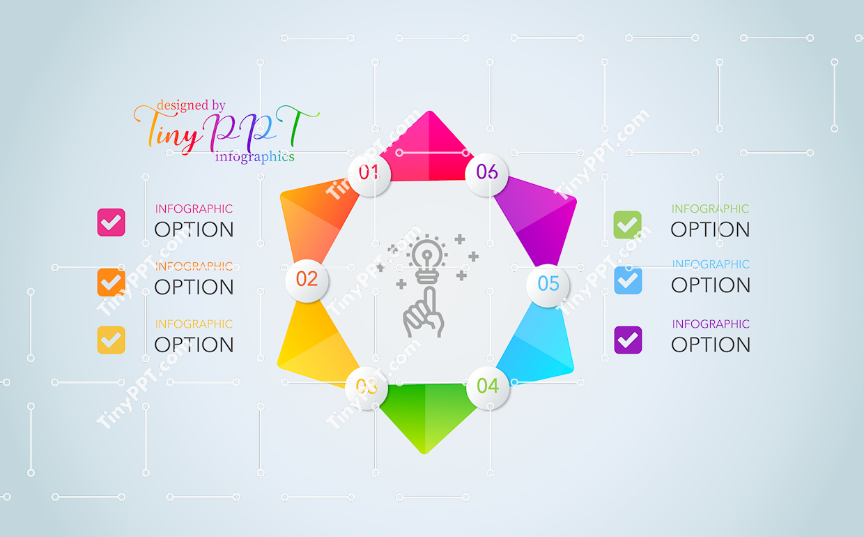Six Step Cycle Infographic Template