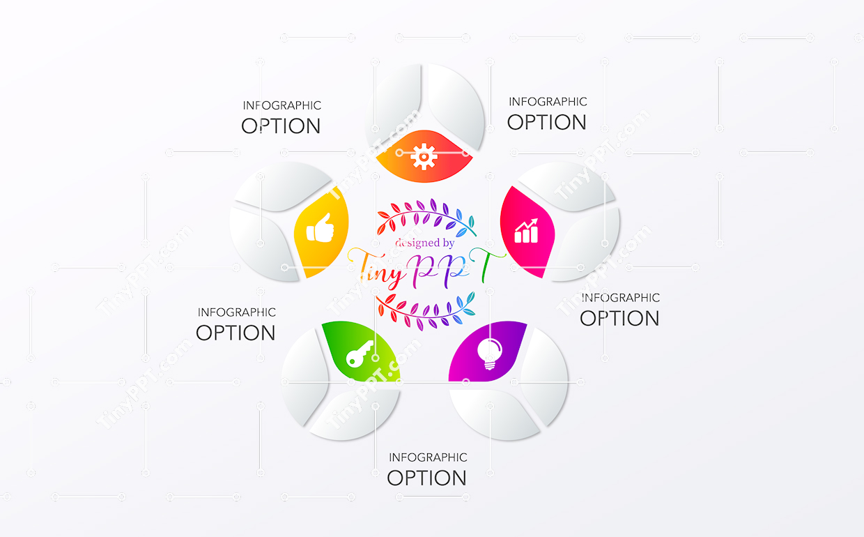 Modular Cycle Icons Infographic PowerPoint
