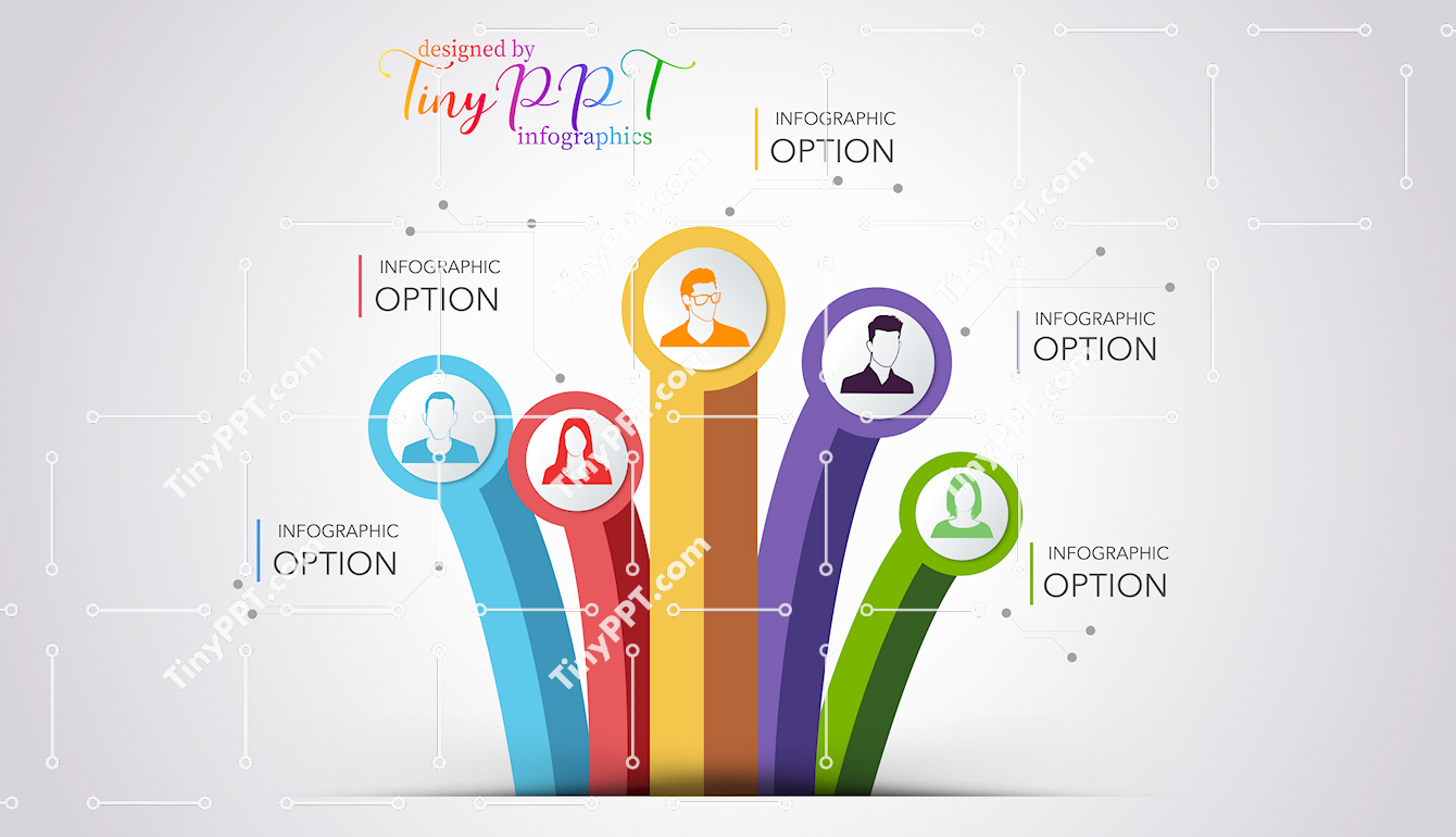 Process Flow People Infographic PPT