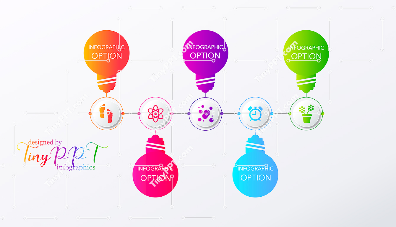 Idea Cycle Infographic PPT Template