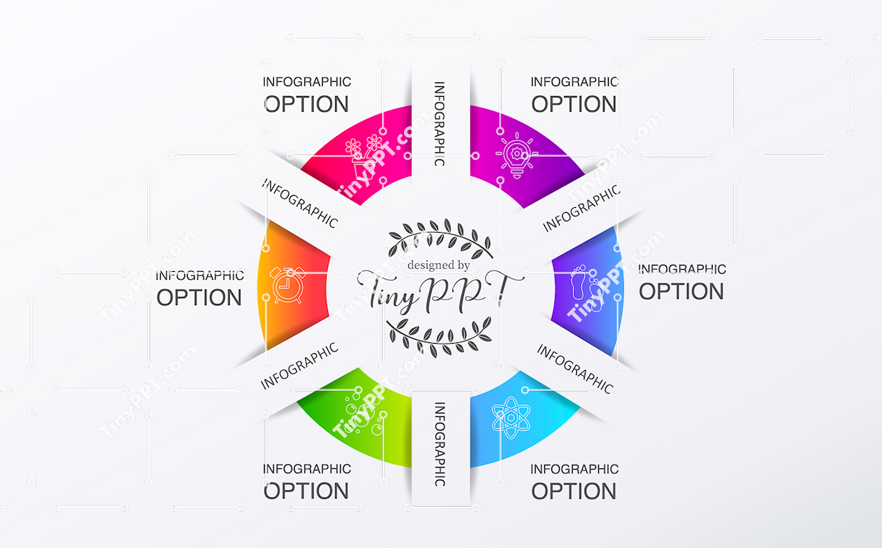 Segmented Cycle Infographic PPT