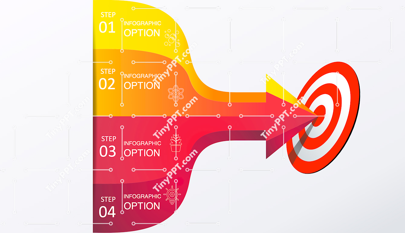 Process Flow Target PPT Template
