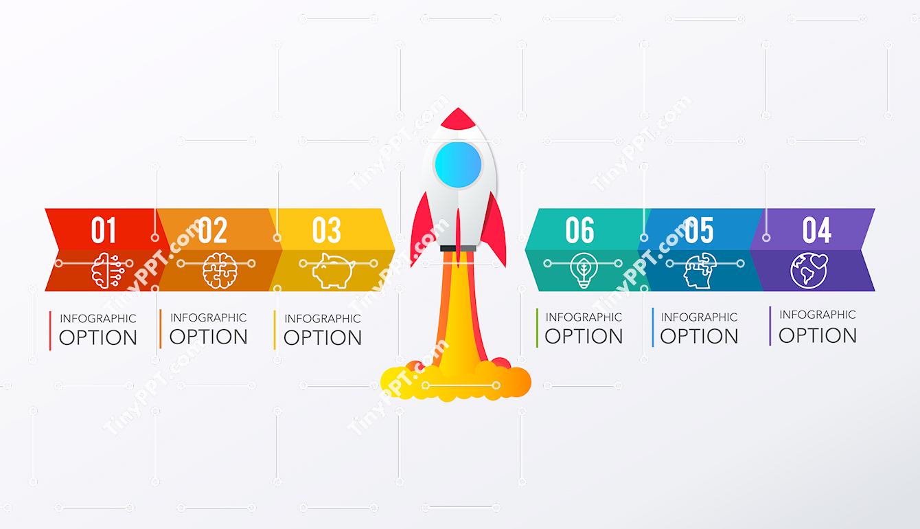 Timeline Rocket Process Diagram