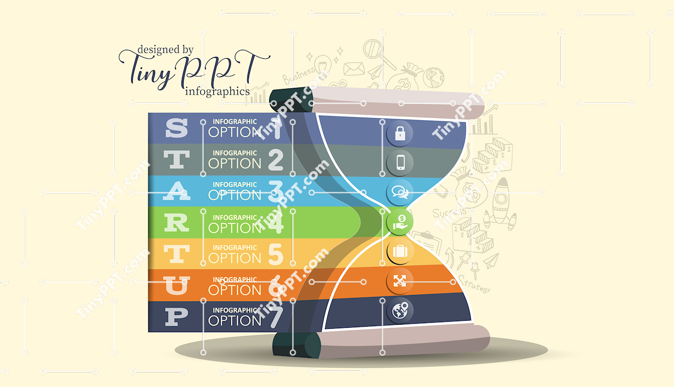 Process Startup Funnel Diagram PPT