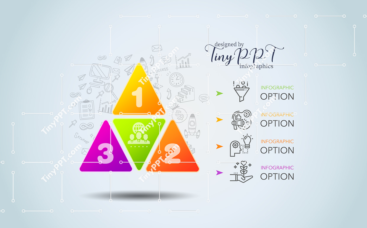 Triangle Steps Diagram PPT