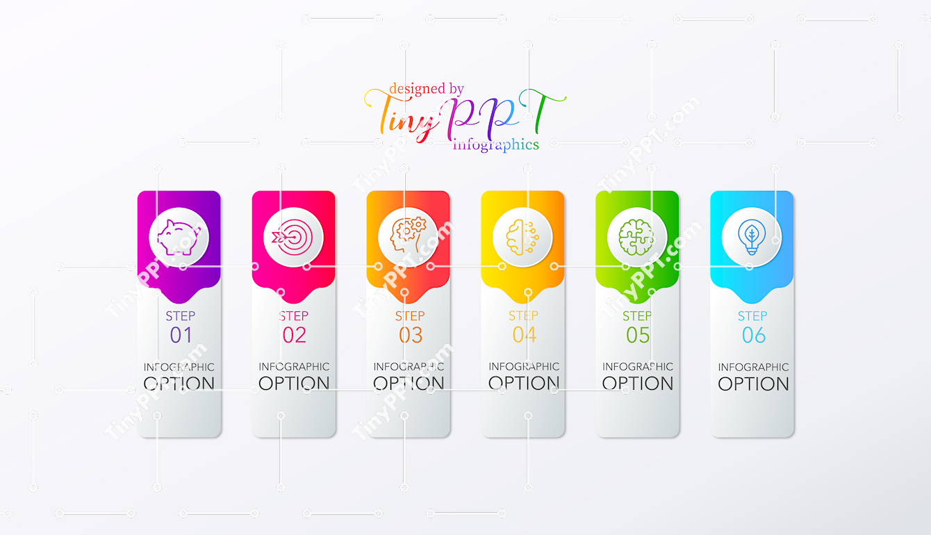 Card Style Process PPT