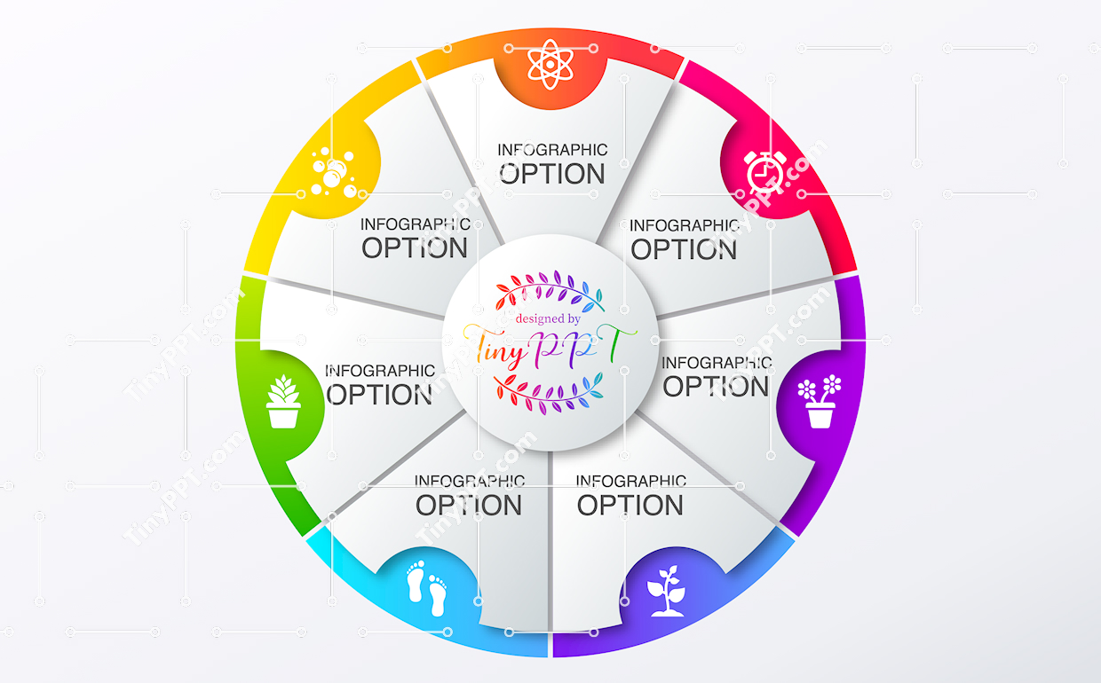 Segmented Cycle Diagram PPT