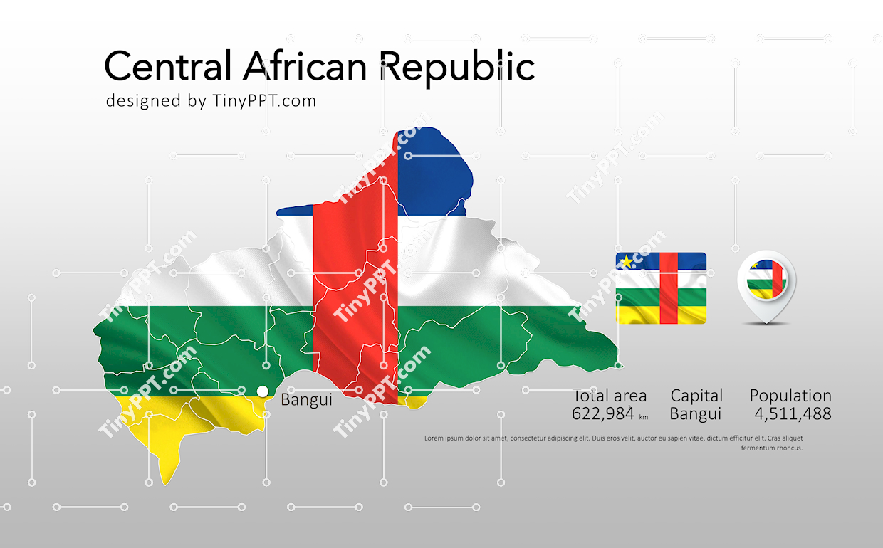 Central Africa Map Infographic
