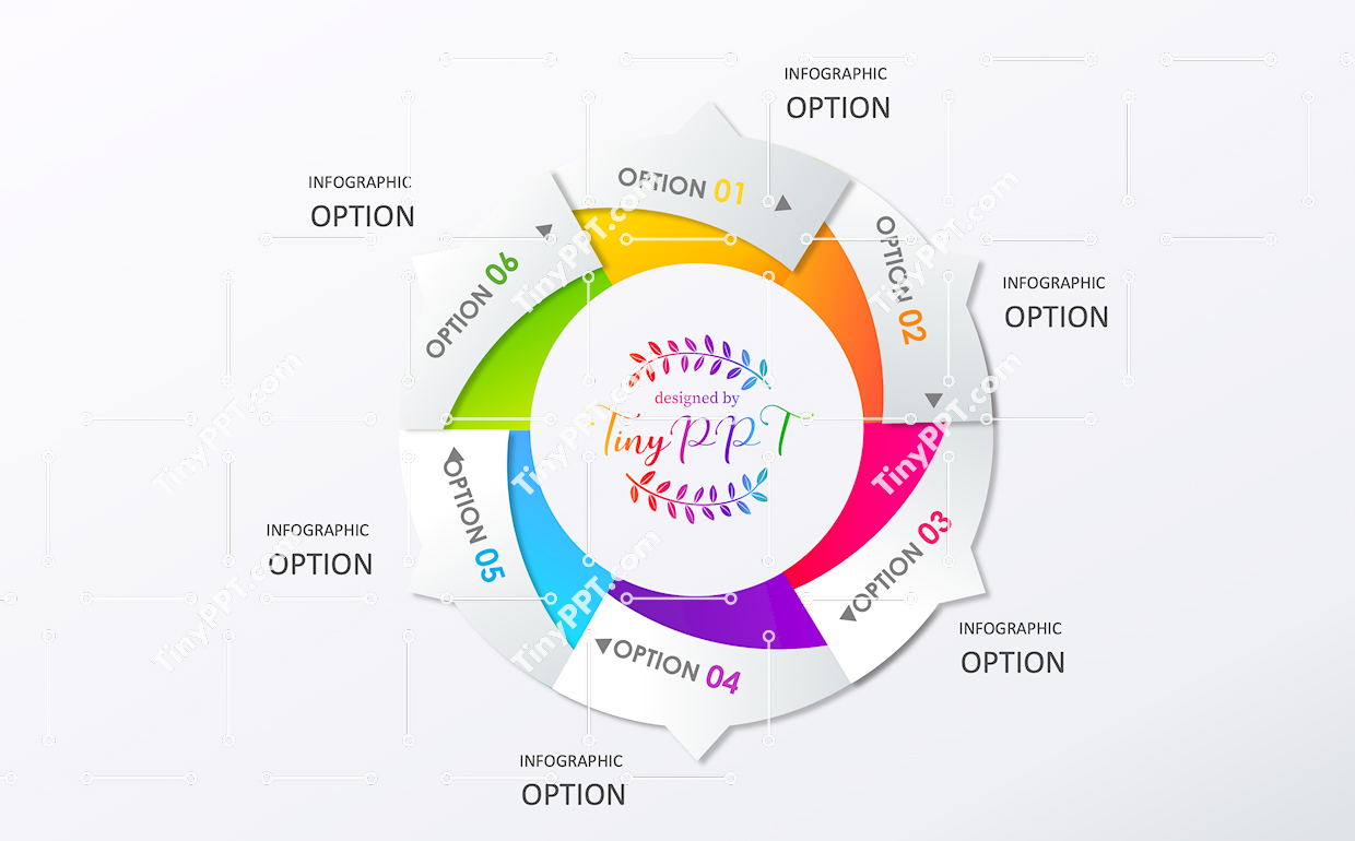 Segmented Cycle Diagram PPT