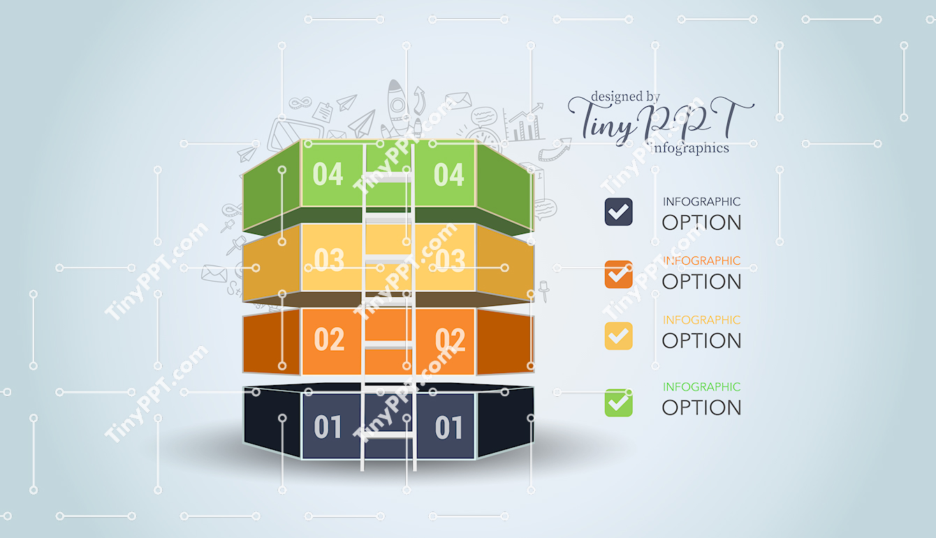 Stacked Levels Process PPT