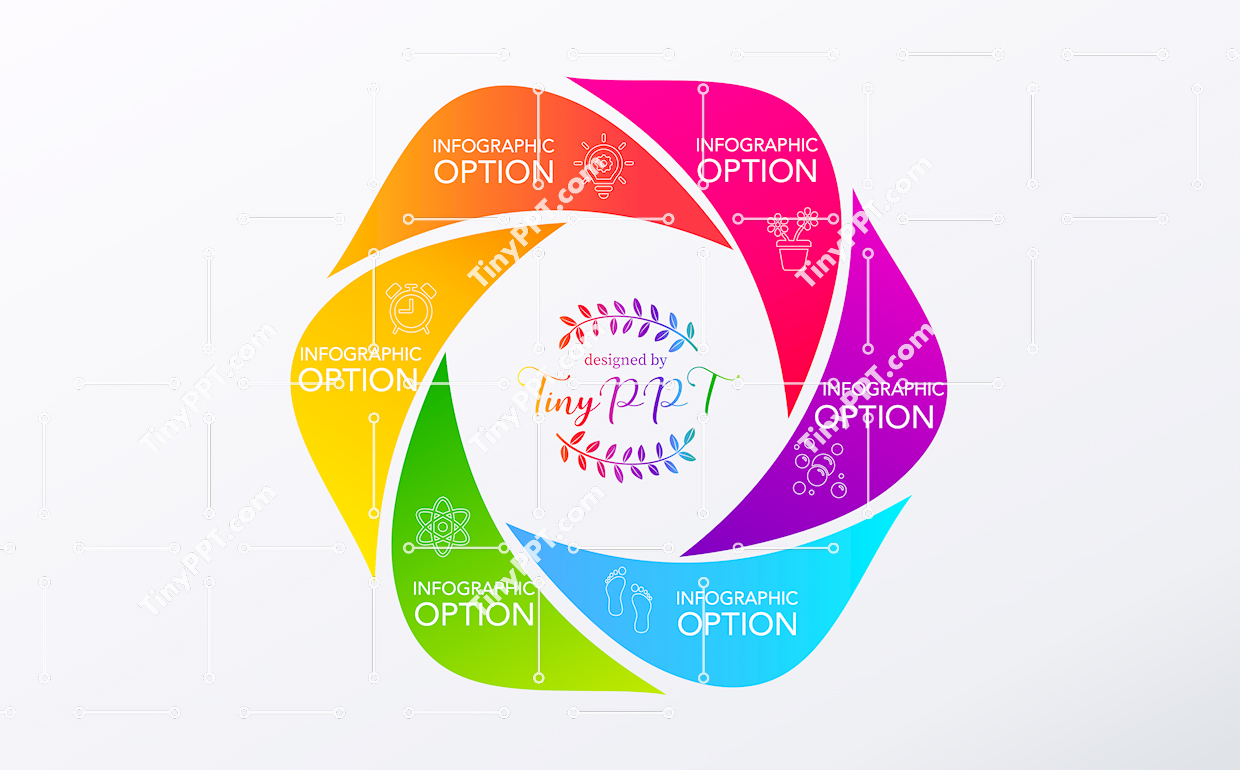 Process Infographic PowerPoint Spiral