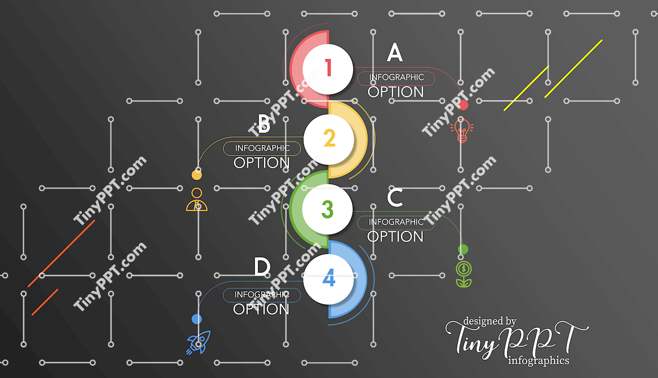 Vertical Process Diagram PPT