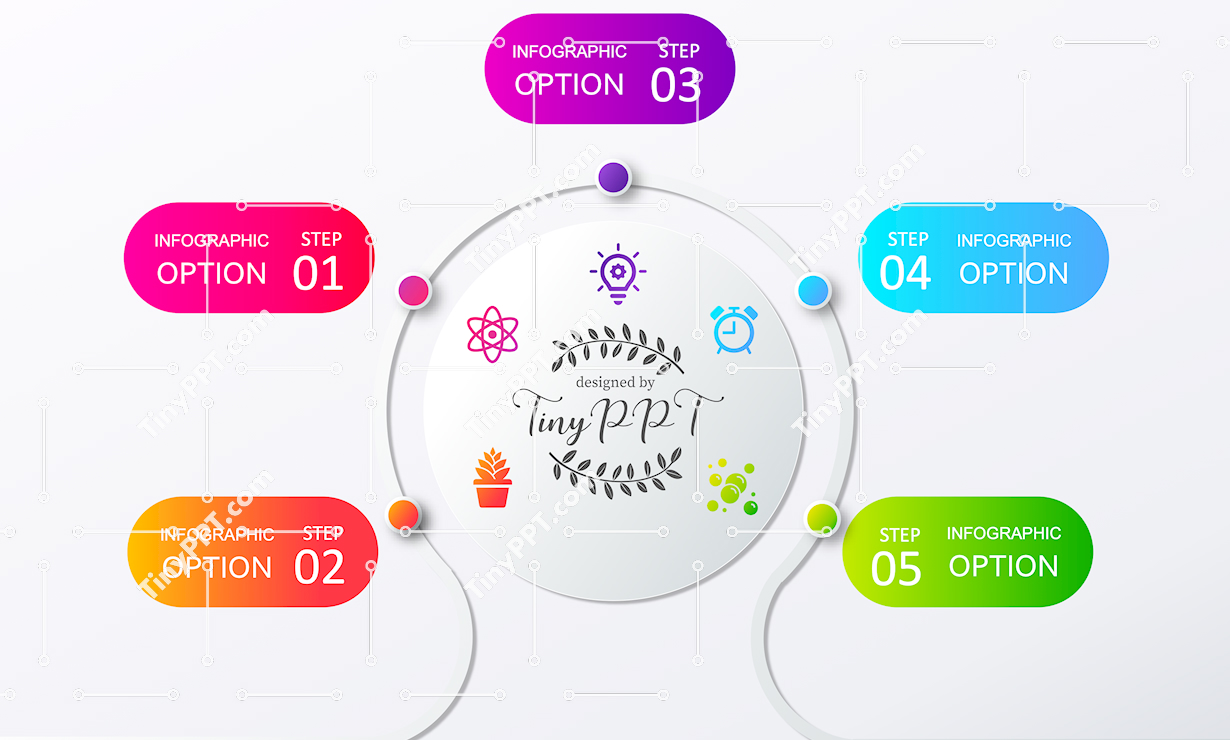 Cycle Infographic PowerPoint Steps