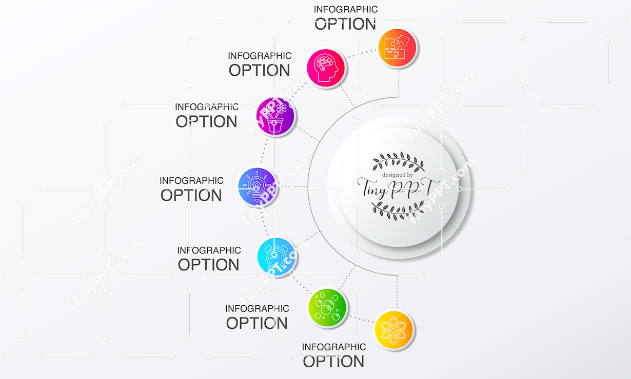 Process Wheel PowerPoint Template