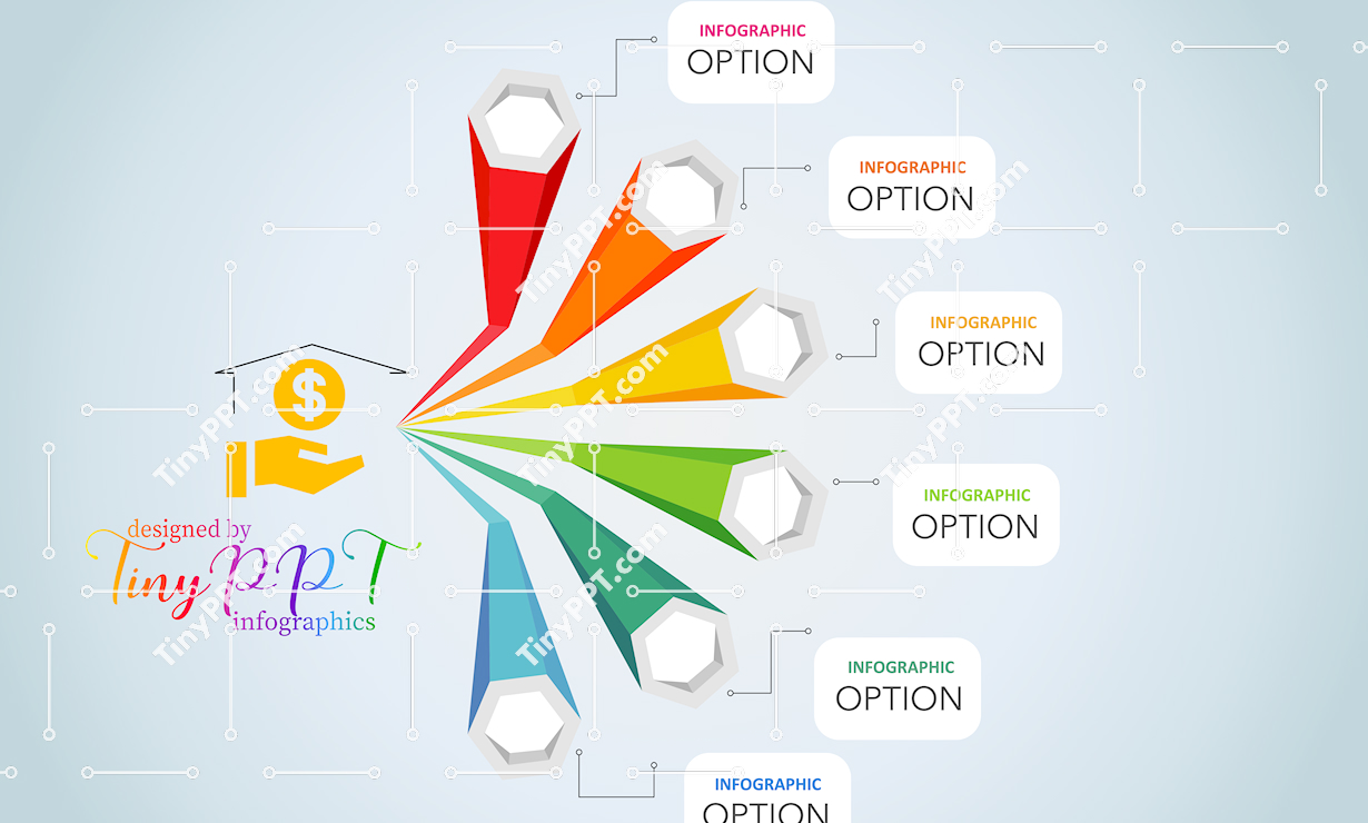 Connected Concept Infographic PowerPoint