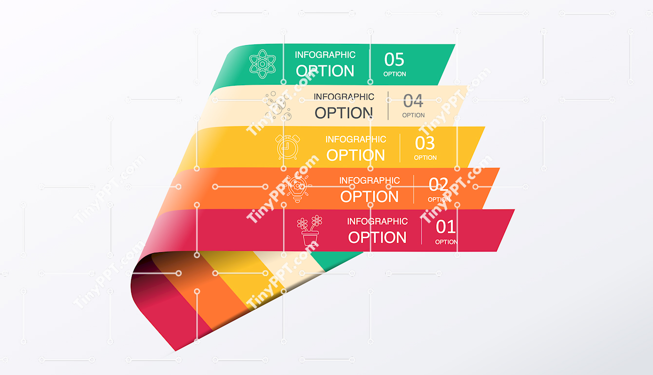 Layered Process Diagram PPT Template