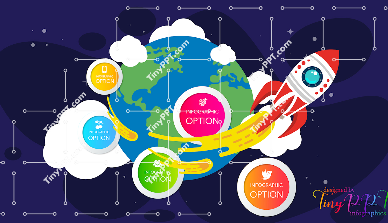 Global Roadmap Infographic PowerPoint