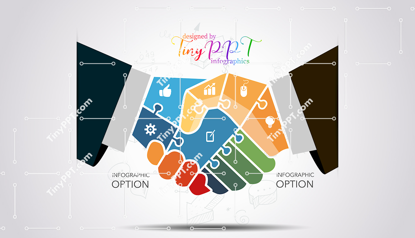 Handshake Partnership Infographic PPT