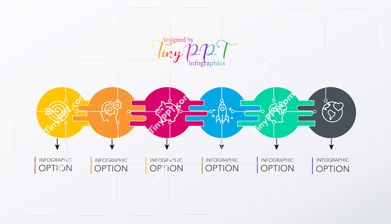 Linear Progress Infographic PPT