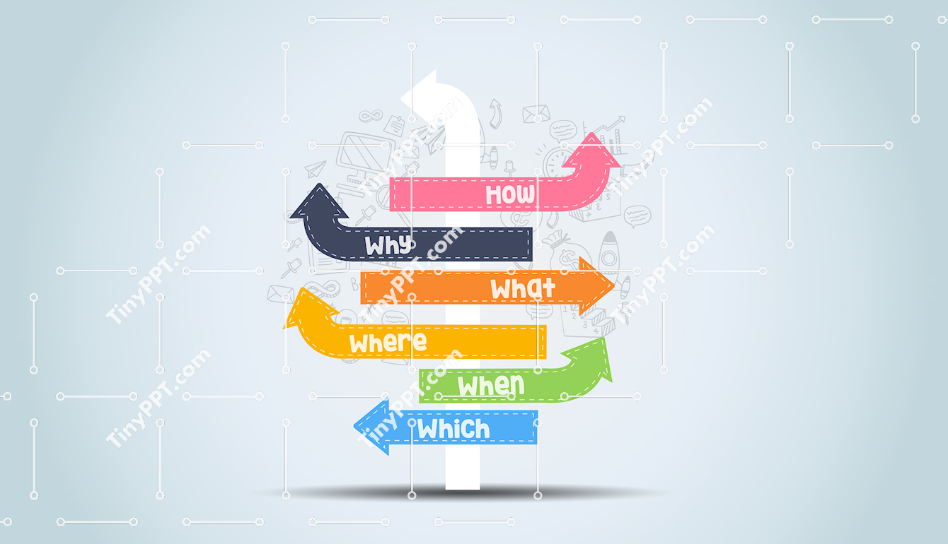 Process Question Flow Infographic PPT