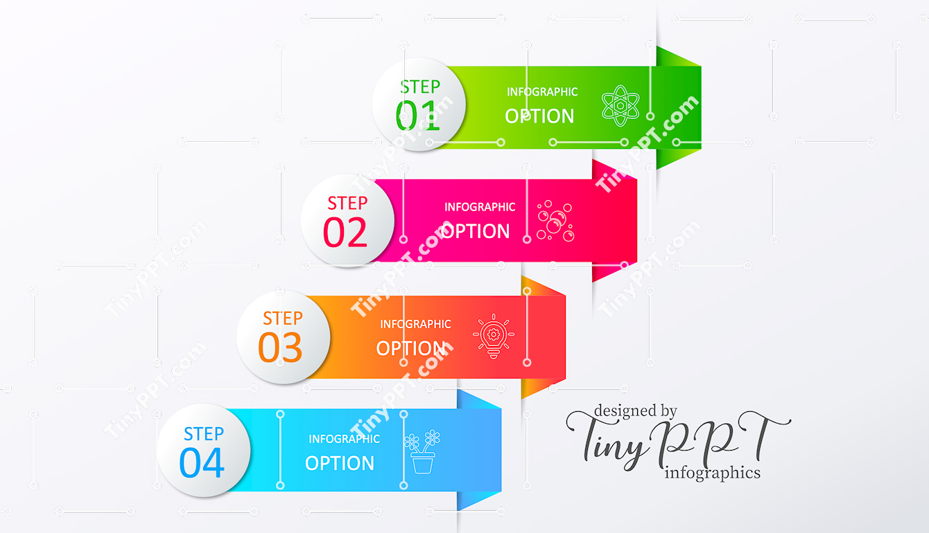 Workflow Steps Banner Infographic