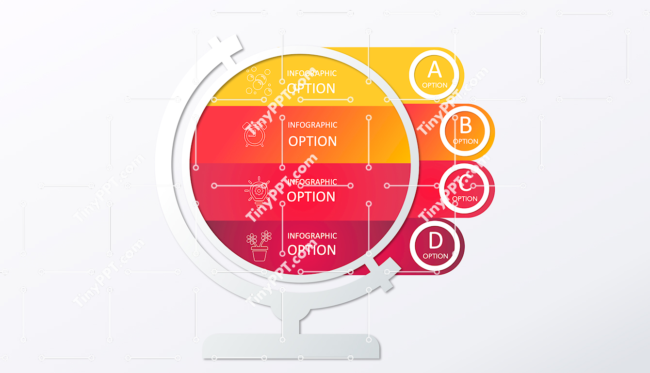 Circular Options Diagram PPT Slide