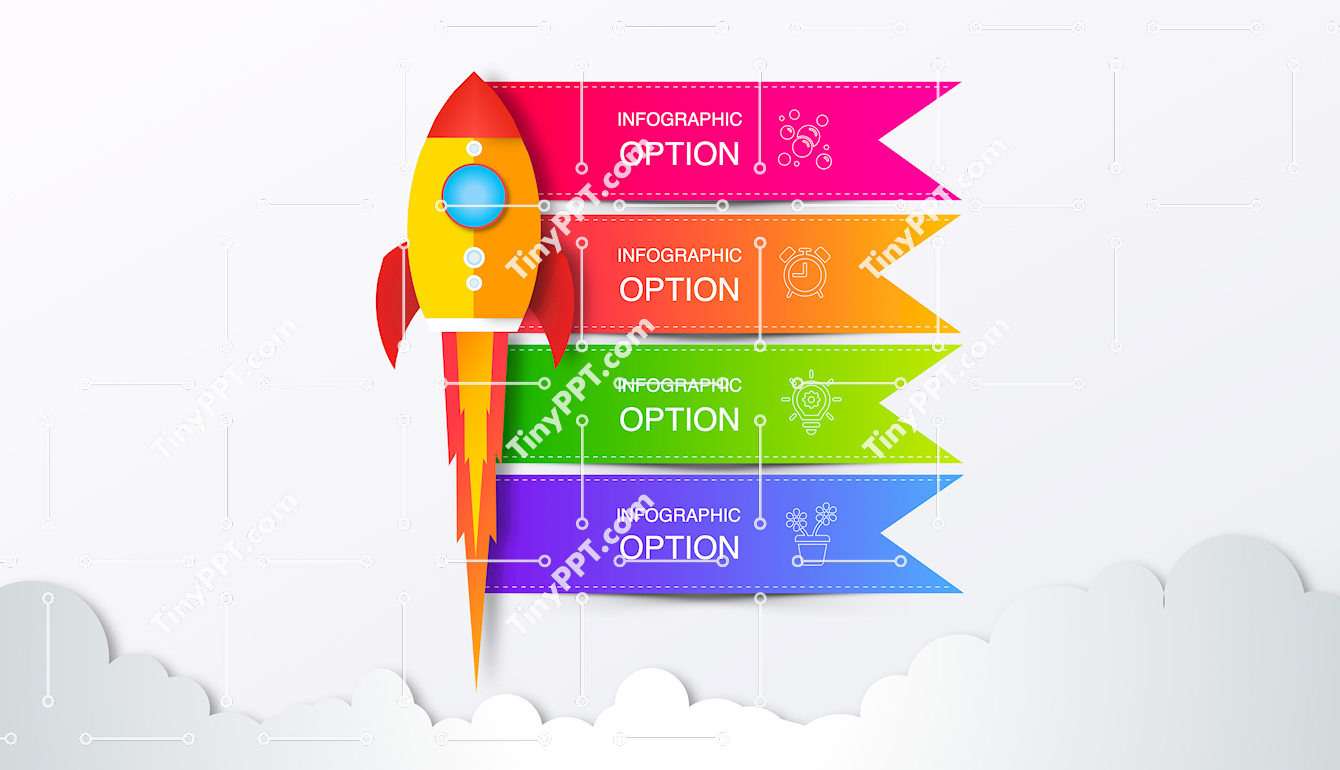 Process Rocket Launch PPT Template