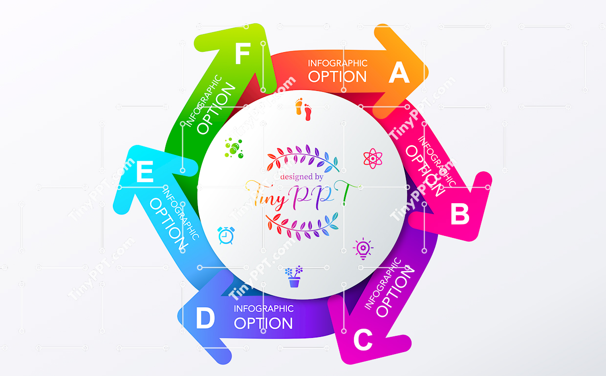 Cycle Arrow Process PPT Slide