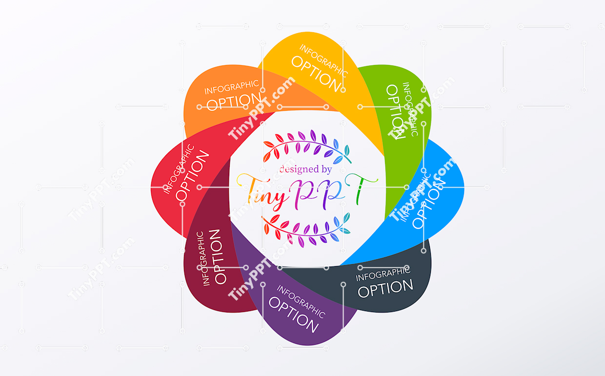 Petal Cycle Infographic PowerPoint