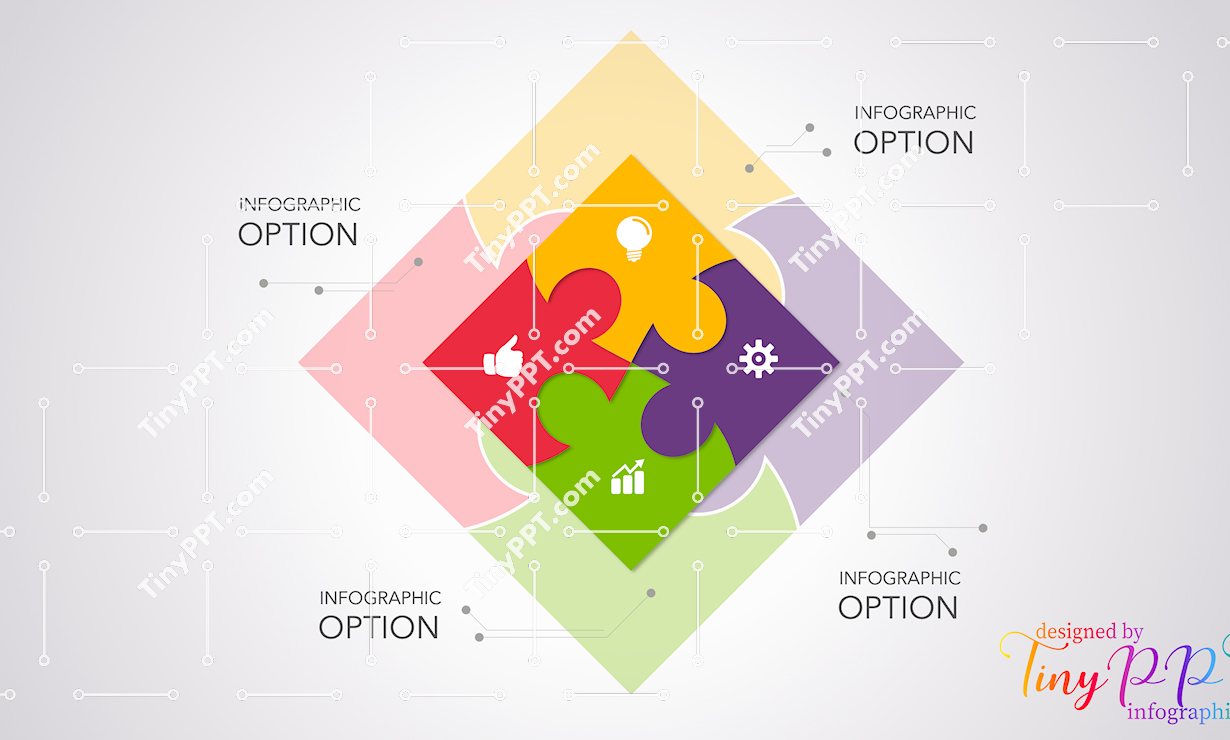 Puzzle Relationship Infographic PowerPoint