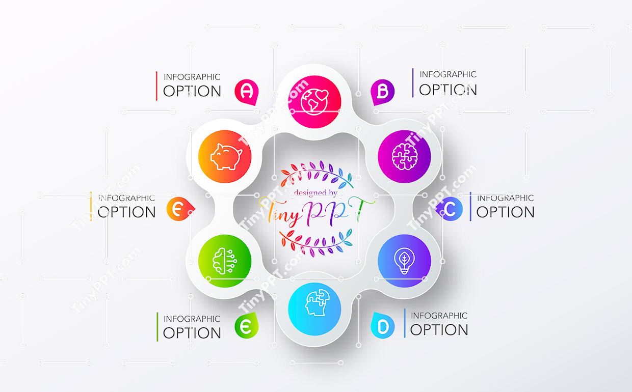 Labeled Cycle Diagram PPT Template