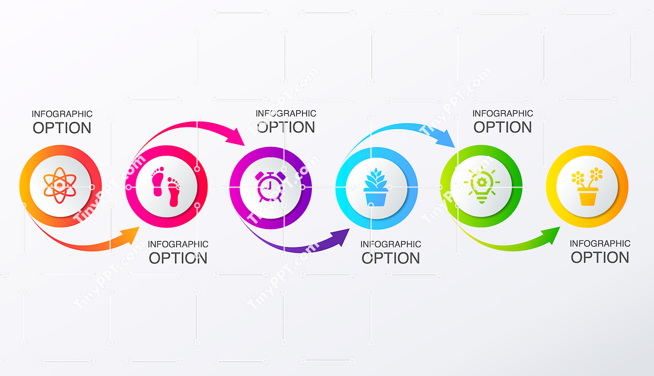 Circular Sequence Process Diagram PPT