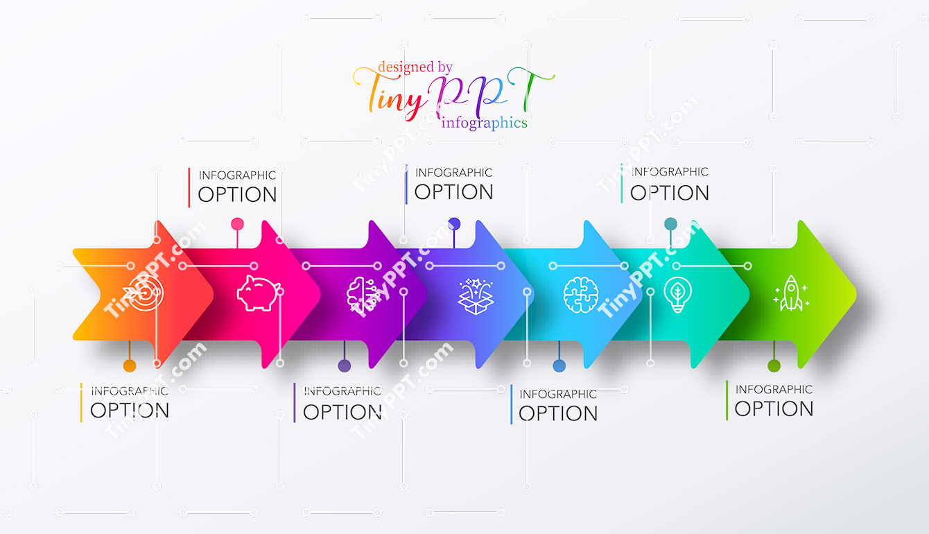 Chevron Process Diagram PPT