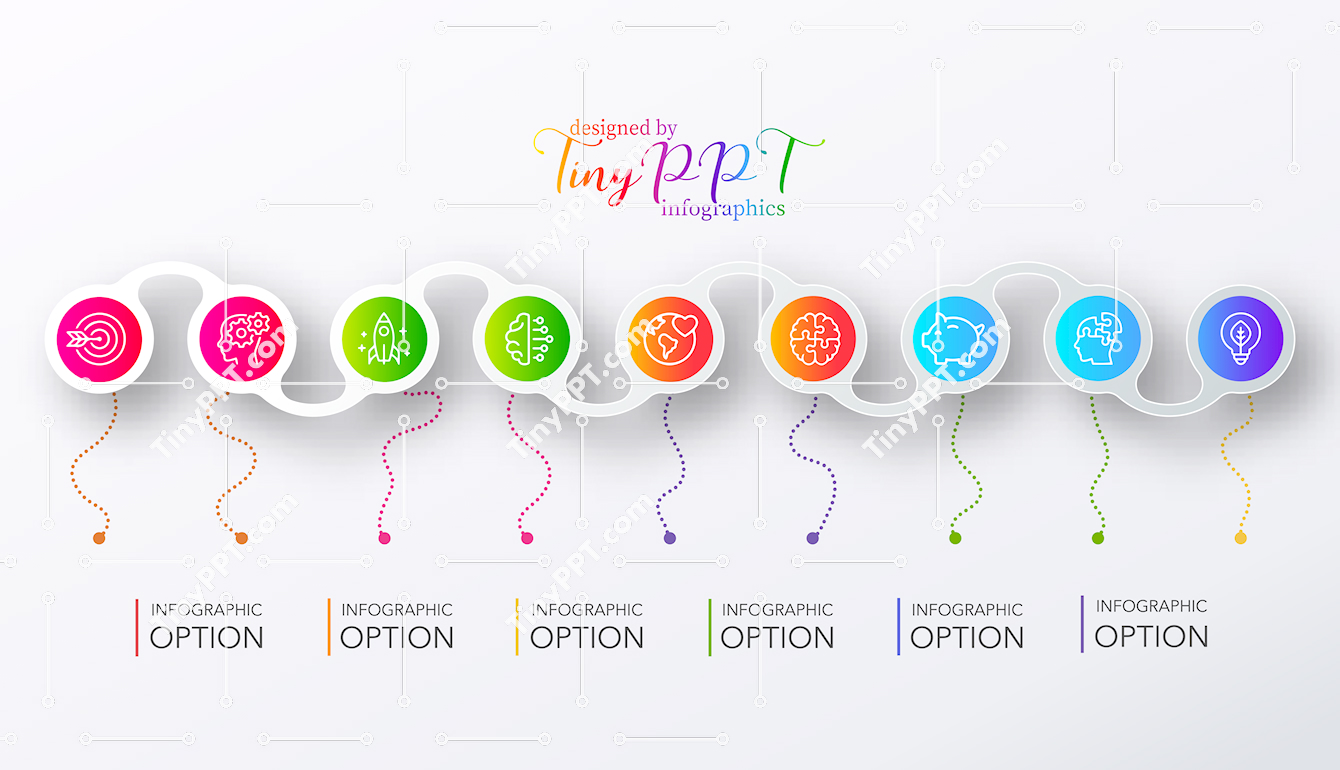 Multi Step Process Infographic PPT