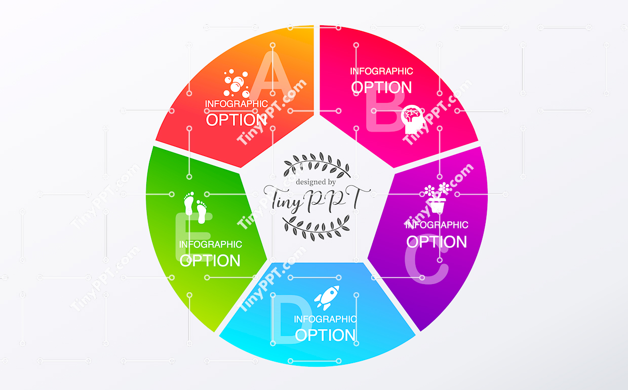 Cycle Infographic PowerPoint Segments
